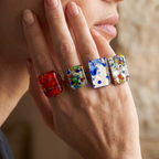Fusion Glass Ring